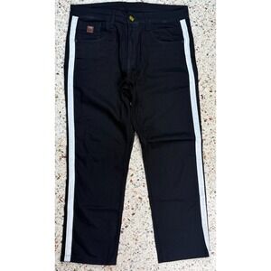 Campus Sutra Men's Tapered Striped Denim Jeans‎ Size 34x24